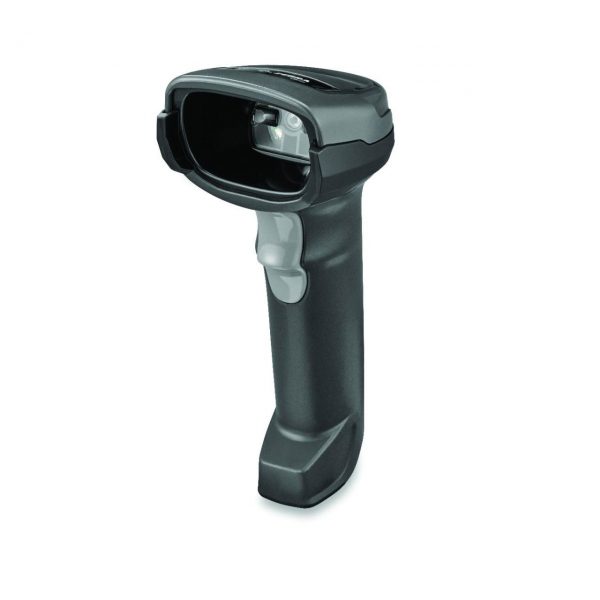 безжичен черен баркод скенер Zebra DS2278 Bluetooth страничен поглед