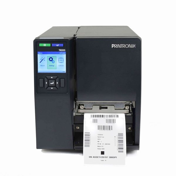 Индустриален етикетен принтер Printronix T6000 поглед отпред