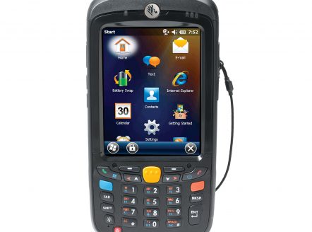 Мобилен компютър Zebra MC55 изглед отпред черен
