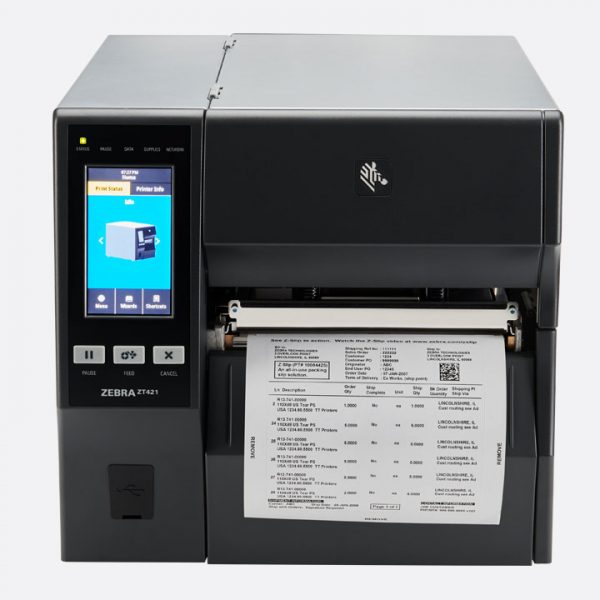 Zebra ZT421 - A5 принтер GS1-логистични етикети 168мм - снимка 2