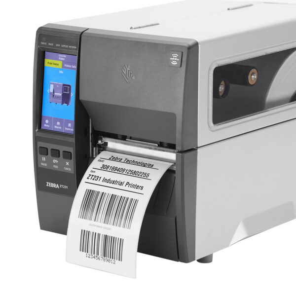 Zebra ZT231 RFID среден клас индустриален етикетен принтер с RFID технология - снимка 2
